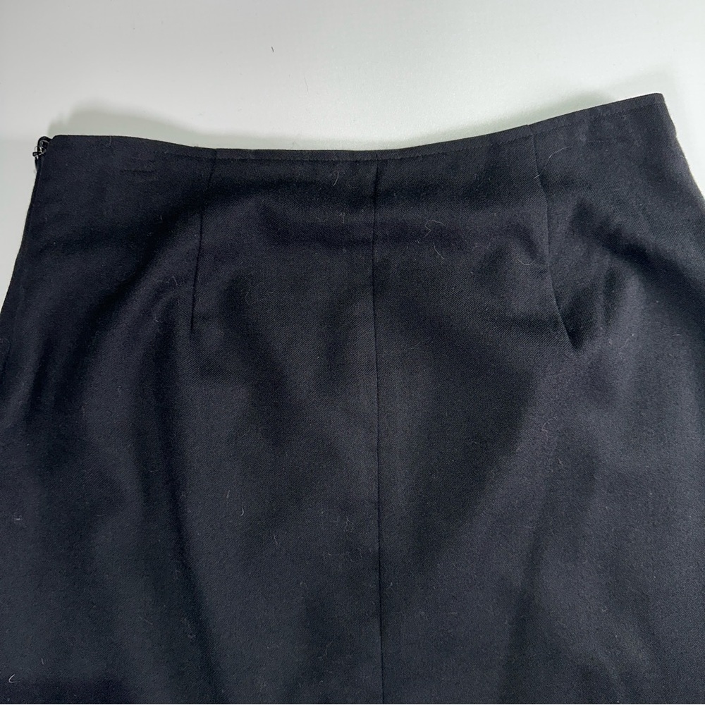Harris Wallace workwear wool pencil skirt tailored vented classic fit size 8 - Picture 8 of 12
